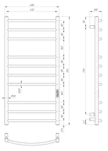 Ladder 10 Chrom