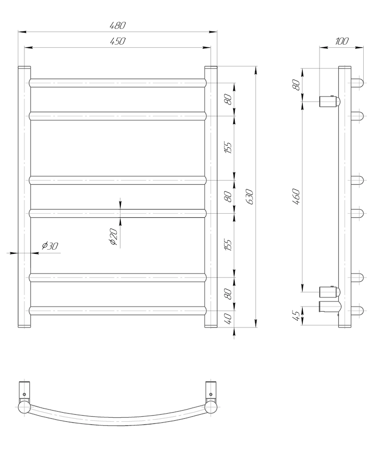 Ladder 6 White