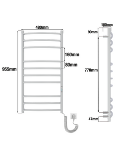Ladder 10 Chrom